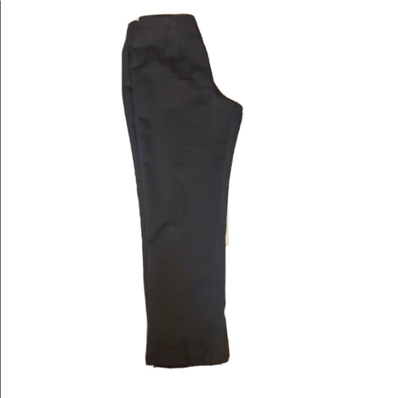 ODDS & EVENS BLACK HIGH WAISTED TROUSERS SLACKS PANTS Straight leg SZ 6 MADE USA - Picture 6 of 9